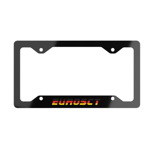 Black/German Metal EurosCT License Plate Frame