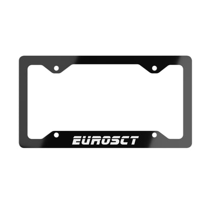 Black Metal EurosCT License Plate Frame